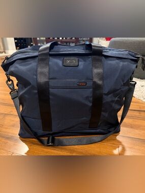 Tumi Gen 4.3 Ballistic Nylon 18.75” Zip top Carryall Tote - Navy